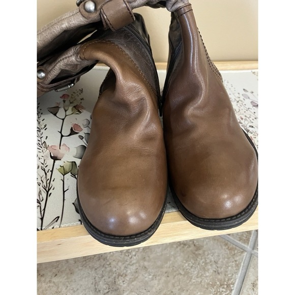 Naya Saffron Boot Womens Belted Leather Boots 8M   39-40EU - Picture 4 of 16